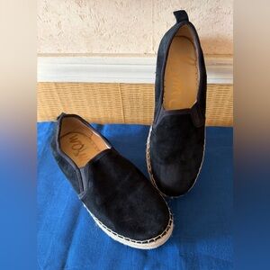 Sam Edelman Cardin Black Suede Espadrilles for Women